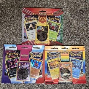 Lot Of 3 Pokemon Blisters BUNDLE! FACTORY SEALED Assorted Pokemon Blister Packs